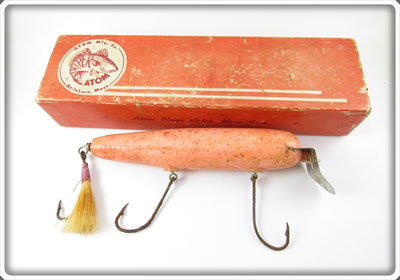 Atom Mfg Co Salmon Pink Striper Atom In Box