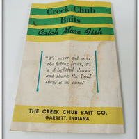 Creek Chub Silver Flash Tarpon Pikie In Box 4018 TH