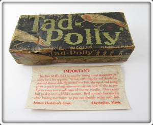 Vintage Heddon Empty Intro Tadpolly Lure Box