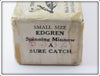 Edgren Mfg Co Spinning Minnow In Box