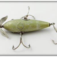 South Bend Scale Finish Green Blend Midget Underwater Minnow