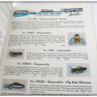 1940 Weber Fly Fishing Tackle Catalog With Order Form