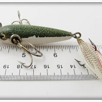 Fisherman Altered Green Crackleback Minnow With Worden Spinners
