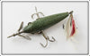 Fisherman Altered Green Crackleback Minnow With Worden Spinners