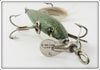 Fisherman Altered Green Crackleback Minnow With Worden Spinners