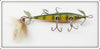 Vintage South Bend Early Yellow Perch Underwater Minnow Lure 905 YP