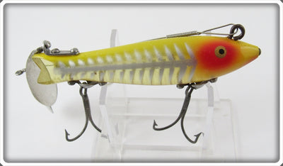 Vintage Heddon Yellow Shore Dowagiac Spook Lure 