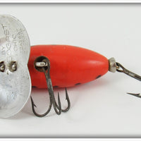 Arbogast Orange Black Dots 1/4 Ounce Jitterbug