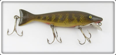 Vintage Paw Paw Perch Finish Pike Caster Lure 6401 L