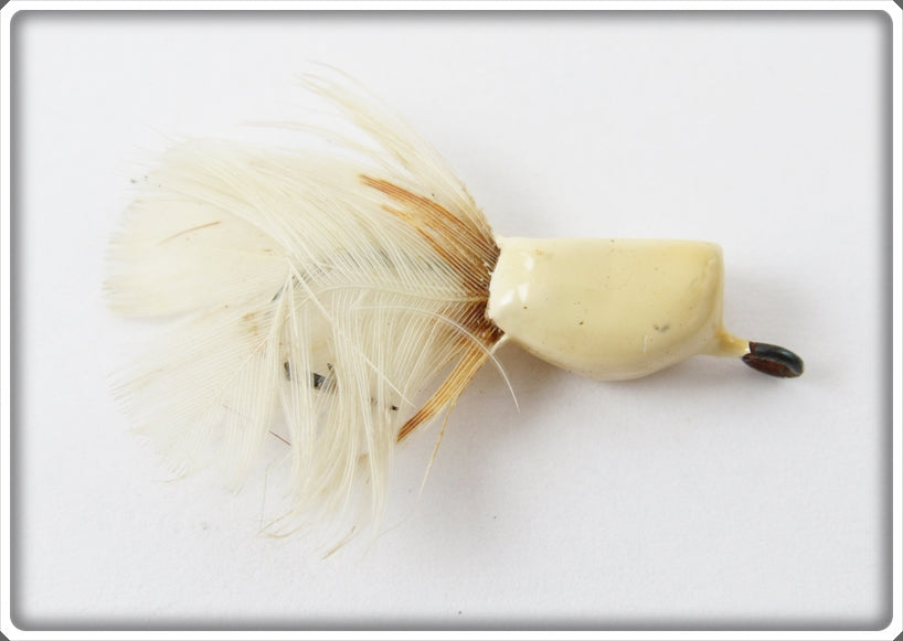 Vintage Jamison All White Coaxer Floating Trout Fly Lure