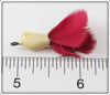 Jamison White & Red Coaxer Floating Trout Fly