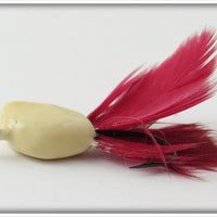 Jamison White & Red Coaxer Floating Trout Fly