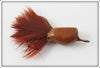 Vintage Jamison All Brown Coaxer Floating Trout Fly Lure