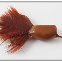 Vintage Jamison All Brown Coaxer Floating Trout Fly Lure