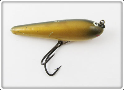 Vintage Jamison Gold & Black Fly Rod Wiggler Lure