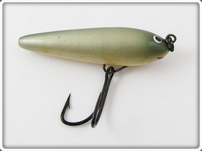 Vintage Jamison Silver & Green Fly Rod Wiggler Lure