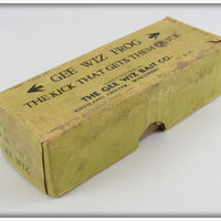 The Gee Wiz Bait Co Green Gee Wiz Frog In Box