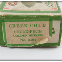 Creek Chub Golden Shiner Snook Pikie 3404 In Box