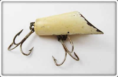 Vintage Wise Sportsman Supply White Jim Dandy Wobbler Lure