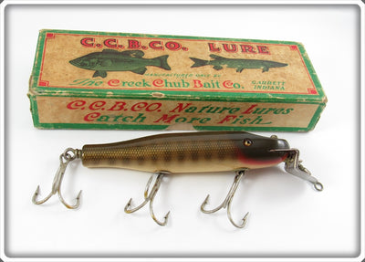 Vintage Creek Chub Pikie Scale Snook Pikie 3400 Lure In Box