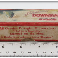 Heddon Red Scale Baby Crab Wiggler Empty Box 1909H