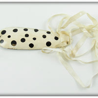 J & J Tackle Co White & Black Spotted Dancer In Box