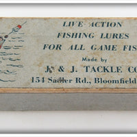 J & J Tackle Co White & Black Spotted Dancer In Box