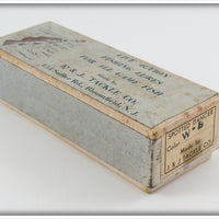 J & J Tackle Co White & Black Spotted Dancer In Box