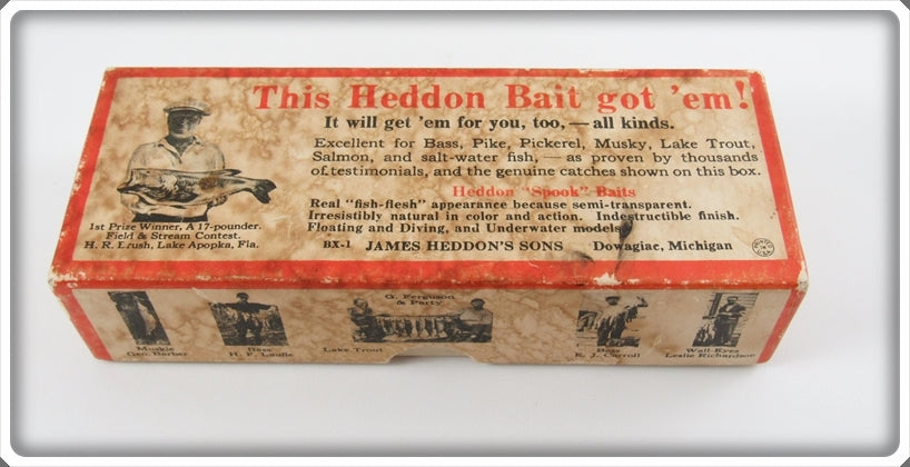 Heddon Yellow Black Stripes Tiger Kingfish Vamp Spook Box KF9759YBS