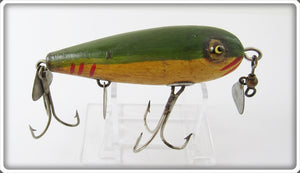 Vintage Donaly Green & White Redfin Minnow Lure