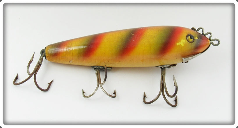 Vintage Heddon Bar Perch Near Surface Wiggler Lure 1709L