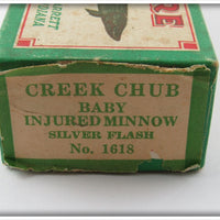 Creek Chub Silver Flash Baby Injured Minnow In Box