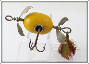 Vintage Shakespeare Yellow Whirlwind Spinner Lure #6