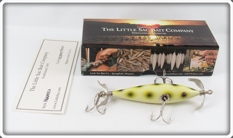 Little Sac Bait Co Albino Frog Niangua Minnow Lure In Box