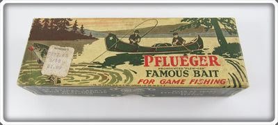 Vintage Pflueger Eel Finish Mustang Empty Lure Box 9546