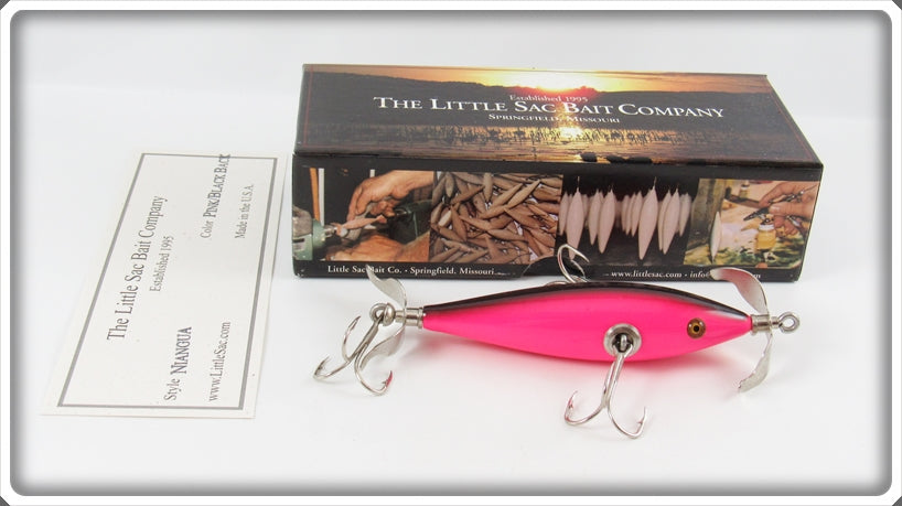 Little Sac Bait Co Hot Pink Black Back Niangua Minnow