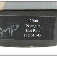 Little Sac Bait Co Hot Pink Black Back Niangua Minnow In Box