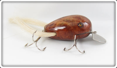 Musky Dan XXX Musky XXX Brown Swirl Dingbat Type Lure