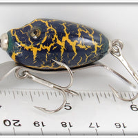 Musky Dan XXX Blue & Yellow Crackleback Dopey Type