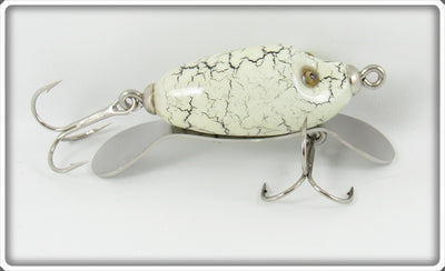 Musky Dan XXX Musky XXX White & Black Crackleback Dopey Type