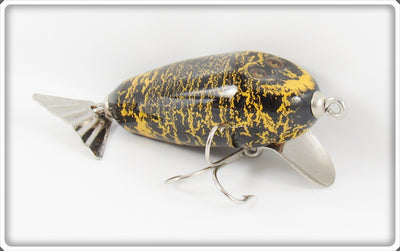 Musky Dan XXX Musky XXX Black & Yellow Crackleback Wagtail Type Lure