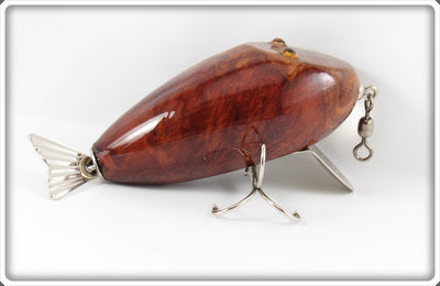 Musky Dan XXX Musky XXX Brown Swirl Wagtail Type Lure