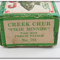 Creek Chub Perch Double Line Tie Pikie 701 In Box