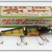 Vintage Creek Chub Perch Jointed Pikie 2601 In Box 