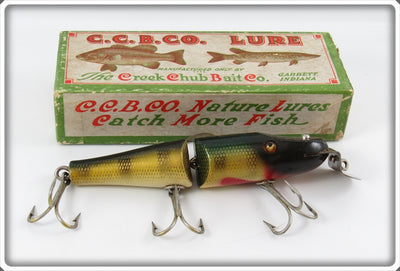 Vintage Creek Chub Perch Jointed Pikie 2601 In Box 