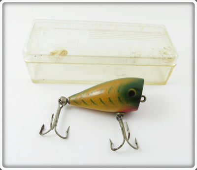 Vintage Whopper Stopper Green Perch 200 Plunker Lure In Box