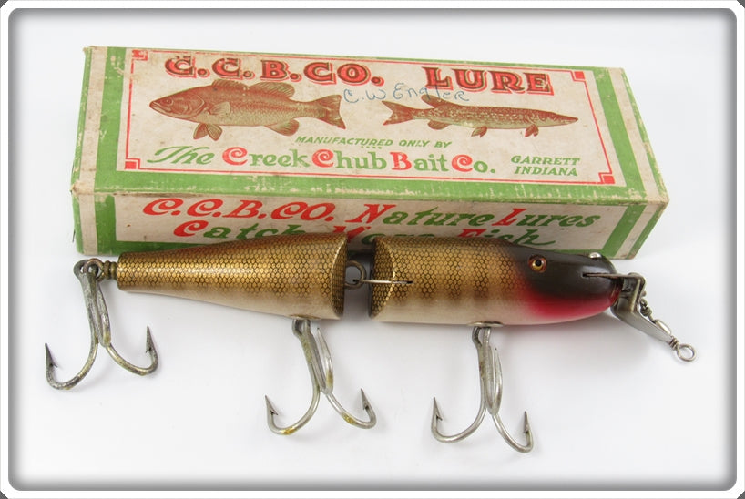 Creek Chub Pikie Scale Jointed Husky Pikie 3000 Lure In Box