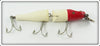 Creek Chub Red & White Jointed Husky Pikie 3002 In Box