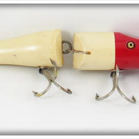 Creek Chub White And Red Jointed Snook Pikie 5502 In Box