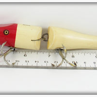 Creek Chub White And Red Jointed Snook Pikie 5502 In Box